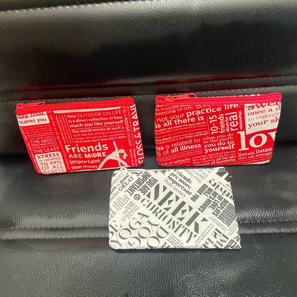 Lululemon Coin Purse Bundle of 3